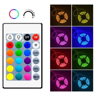 Led lenta 5m, 3528 mitruma izturīgā, silikona apvalkā, ar barošanas bloku 12v 3a, mēbeles un interjers, apgaismojums sludinājums Rīgā 3