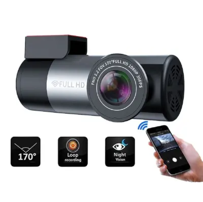 Auto Video Reģistrators 150g (WIFI FULL HD 1080P Super Mini, ieraksts skatāms..., video un drošības sistēmas sludinājums Rīgā 10