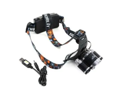 LED Headlamp 3000 LM Black + Batteries and Charger, furniture and interior, lighting ad in Riga 5