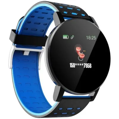 Viedā rokassprādze ID119 Plus Bluetooth 4.0 sirdsdarbiba miega monitors silikons, video un drošības sistēmas sludinājums Rīgā 3