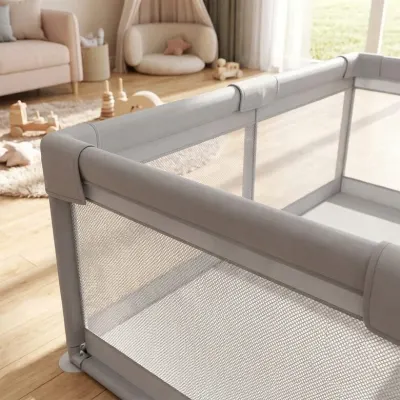 Bērnu sētiņa - manēža 200x200cm, pelēka, bērnu mēbeles sludinājums Rīgā 5