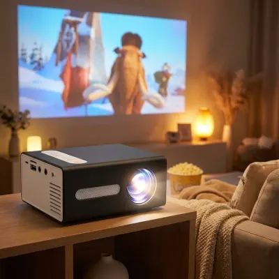 Mini Video Projector (240V / 50-60Hz USB / SD / AV / AUDIO OUT), tv and electronics ad in Riga 3
