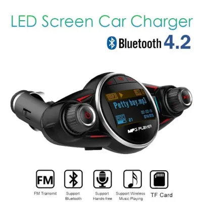 Bluetooth Wireless Car FM Modulator/Transmitter, MP3 Player with 2..., accessories and smart devices ad in Riga 2