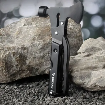 Versatile 17-in-1 Multifunctional Tool: Knife, Saw, Hammer, Steel, for Camping, sports activities, equipment, accessories ad in Riga 4