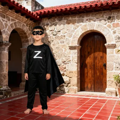 Zorro Costume (multi-piece costume, sizes S, M, L), furniture and interior, lighting ad in Riga 3