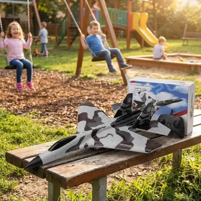 Remote-controlled airplane for kids with a remote control, toys ad in Riga 4