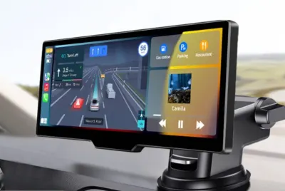 Automašīnas monitors 10' ar atpakaļskata kameru, savienojas ar Telefonu..., video un drošības sistēmas sludinājums Rīgā 5