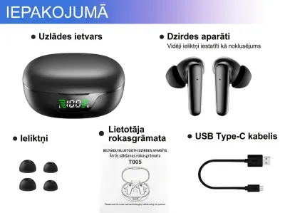 Bluetooth-усилители звука с приложением и зарядным чехлом, оптика, слуховые аппараты, медицинские вспомогательные средства ad в Риге 8