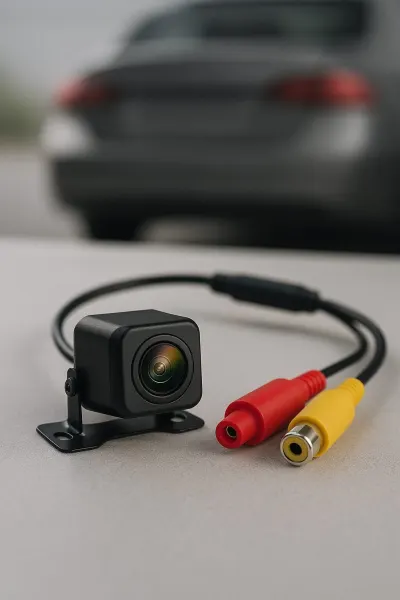 Car rearview camera with night vision and a 170° viewing angle, waterproof, video and security systems ad in Riga 5
