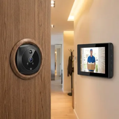 Digital Door Viewer with Camera, 4.5" Full HD 1080P, video and security systems ad in Riga 2