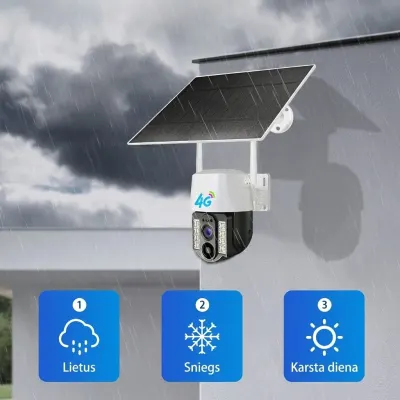 4G Video novērošanas kamera ar Sim karti (Saules panelis, Akumulators, Auto..., video un drošības sistēmas sludinājums Rīgā 10