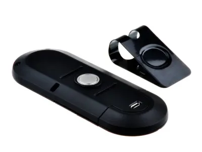 Bluetooth hands-free speaker for your car, mounted on the sun visor, tv and electronics ad in Riga 7