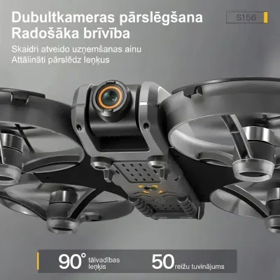 SkyMaster S156 4.5-inch HD Pro Drone with Optical Flow and Two Cameras, toys ad in Riga 3