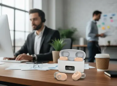 Rechargeable digital hearing aids with noise reduction, optics, hearing aids, health aids ad in Riga 6