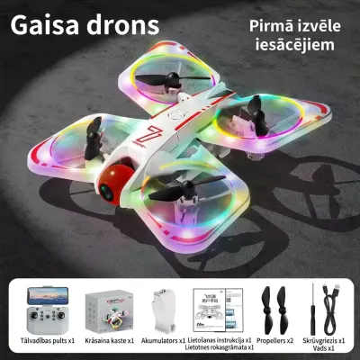 Safe Drone 4K RC with 6-Axis Stabilization and High-Resolution Camera for Photos and..., video and security systems ad in Riga 7