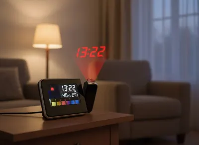 Digitals LED pulkstenis - projektors, mēbeles un interjers, apgaismojums sludinājums Rīgā 3