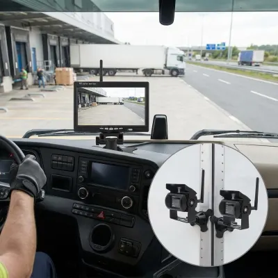 2-Piece Wireless Rearview Camera Set Plus 7-inch Monitor, video and security systems ad in Riga 5