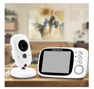 Video aukle 3,2 collas, Baby monitors ar akumulatoru un nakts redzamību, skaņu, piederumi, aksesuāri, bērnu sporta preces sludinājums Rīgā 1