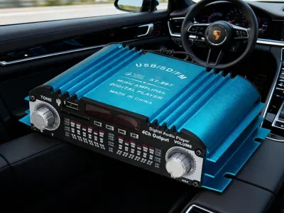 600-watt Audio Amplifier, USB, FM, SD, Bluetooth, 12 V/220 V, tv and electronics ad in Riga 3