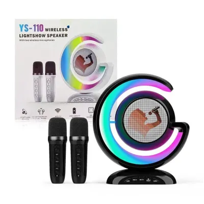 Wireless Speaker with Two Karaoke Microphones, tv and electronics ad in Riga 8