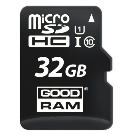GOODRAM microSD Memory Card, 32 GB, Class 10, UHS-I, 100 MB/s + Adapter, accessories and smart devices ad in Riga 1