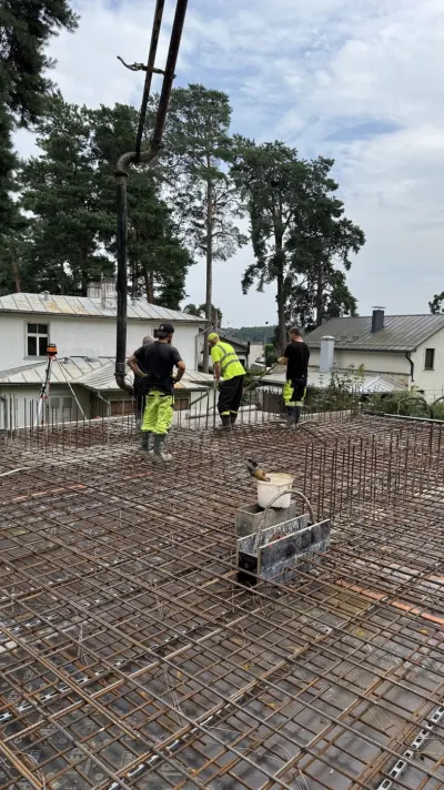 Construction of single-family homes, concrete work, foundations, house construction ad in Riga 3