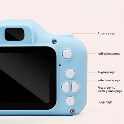 Bērnu fotoaparāts 32Gb, 13Mp, rotaļlietas sludinājums Rīgā 6