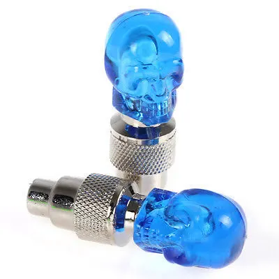 Ventiļa uzgalis Led, Blue Skull, sporta nodarbības, inventārs, piederumi sludinājums Rīgā 4