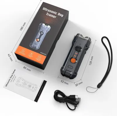Contactless ultrasonic device for dog training and deterrence,  animal feed, products and services ad in Riga 6