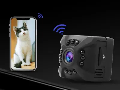 Mini Wi-Fi IP Wireless Camera (1080p HD, Recording, Audio, Night Vision), video and security systems ad in Riga 5