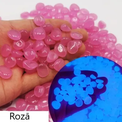 100 glow-in-the-dark stones for aquariums and gardens—charge in the sun,  animal feed, products and services ad in Riga 9