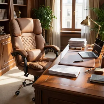 Office Computer Chair with Footrest, USB Massage, Eco-Leather, Cappuccino, 150 kg, furniture and interior, lighting ad in Riga 6