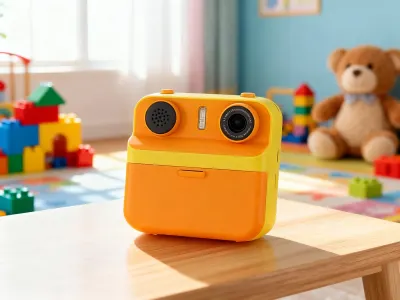 Children's digital camera with instant printing, dual lenses, and 1080p video, video and security systems ad in Riga 6