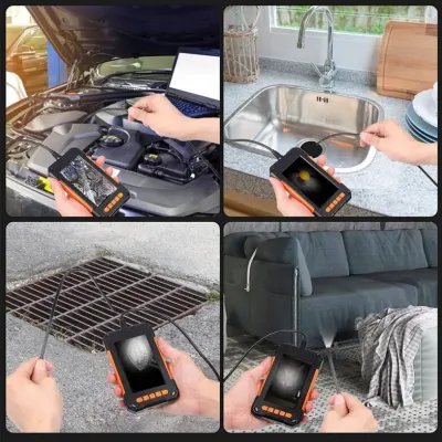 10M HD endoscope camera, IP67, 8 mm, 4.3" LCD screen, borescope, 1080p inspection camera..., video and security systems ad in Riga 9