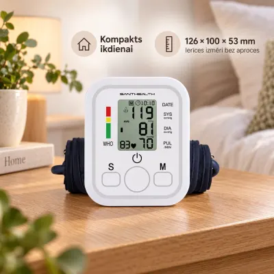 Digitālais aukšdelma asinsspiediena mērītājs ar LCD ekrānu, optika, dzirdes aparāti, veselības palīglīdzekļi sludinājums Rīgā 3