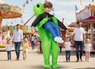 Inflatable Alien Costume Made of Polyester – Halloween Gadget, furniture and interior, lighting ad in Riga 5