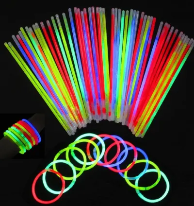 Glow sticks, glow-in-the-dark sticks, 100 pieces, furniture and interior, lighting ad in Riga 2