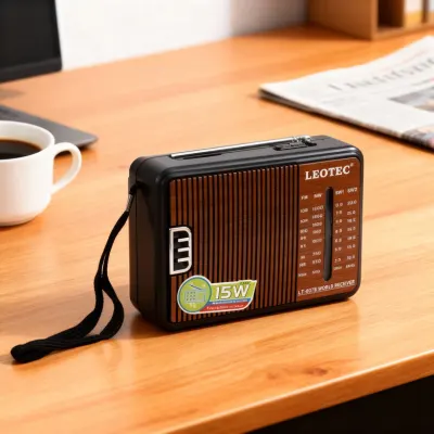 FM radio Leotec pārnēsājams, 220V vai baterijas, 3.5 mm AUX, tv un elektronika sludinājums Rīgā 2