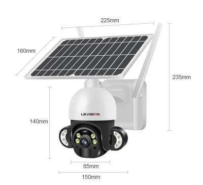 Adjustable 4G video surveillance camera with a SIM card and built-in batteries,..., video and security systems ad in Riga 5
