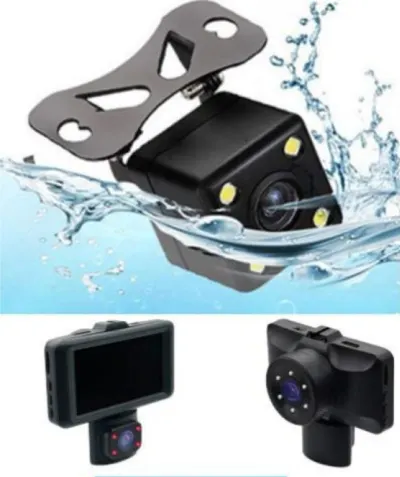 360g HD dashcam with 3 cameras (pointing at the road, the interior, ..., video and security systems ad in Riga 5