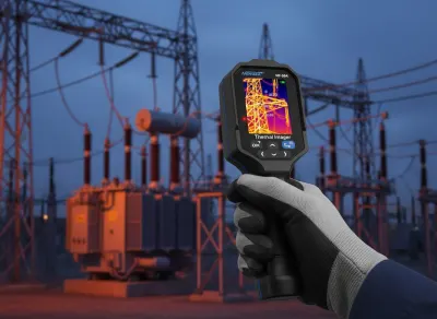 Rokas termokamera 120x90 ar krāsu ekrānu un lāzera rādītāju, video un drošības sistēmas sludinājums Rīgā 4