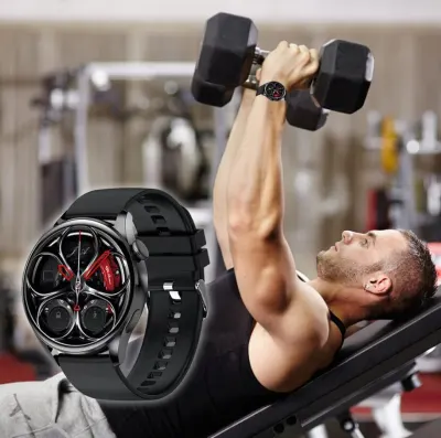 Viedpulkstenis GT5 fitnesa funkcijas, zvani, ziņojumi, treniņi, aksesuāri un viedierīces sludinājums Rīgā 2