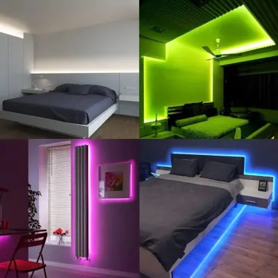 Led lenta 5m, 3528 mitruma izturīgā, silikona apvalkā, ar barošanas bloku 12v 3a, mēbeles un interjers, apgaismojums sludinājums Rīgā 4