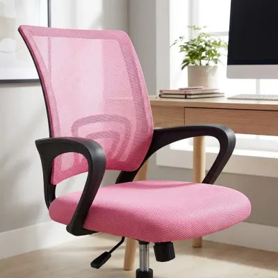 Adjustable computer chair with pink fabric seat, 40–50 cm, 120 kg, for school use, furniture and interior, lighting ad in Riga 5