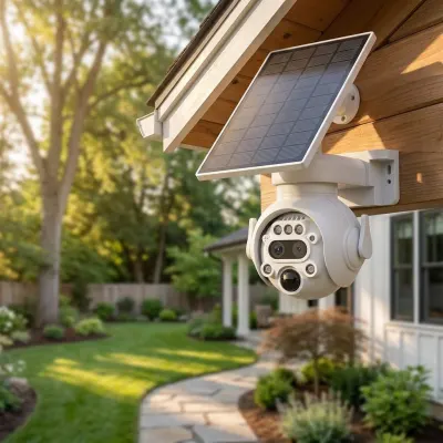 White 4G Solar-Powered Outdoor Surveillance Camera with SIM Card Support – 360°..., video and security systems ad in Riga 6
