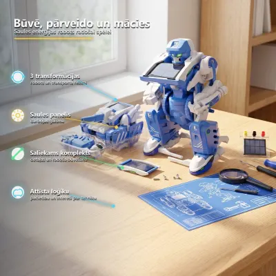 Solar Robot (3-in-1), Buildable Robot, toys ad in Riga 3