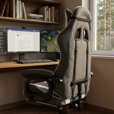 Ērts un ergonomisks datora biroja krēsls ilgstošam komfortam, mēbeles un interjers, apgaismojums sludinājums Rīgā 3