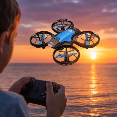 Drone with a 1080p Camera, 2 Batteries, and Smart Features, video and security systems ad in Riga 2