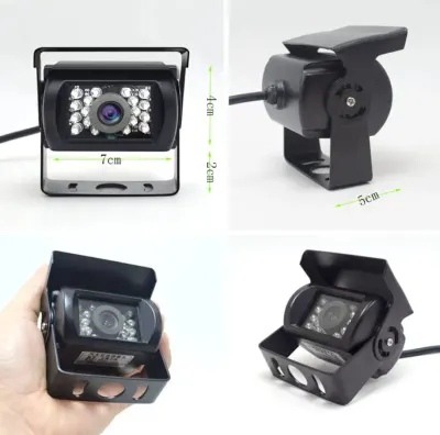 7-inch HD Monitor Kit with Rearview Camera, 18 IR LEDs, 15-meter Cable, 12–24 V, video and security systems ad in Riga 7