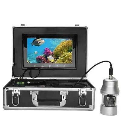 Underwater Camera with 10-Inch Screen, 360-Degree Rotation, 20-Meter Cable, 12V Battery, video and security systems ad in Riga 9